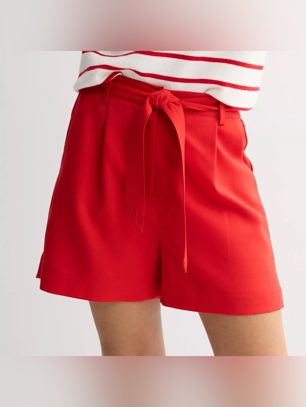 Draper James Women Twill Belted Shorts - Picture 3 of 7